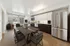 888 at Grand Hope Park Modern Renovated Kitchen with Stainless Steel Appliances and Dining Area