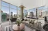 888 at Grand Hope Park Open Living Room with Floor-to-Ceiling Windows Looking at Skyline