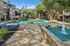 Arrive on University Pool Area with Lounge Seating