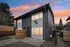 Alturas Vose Townhomes Exterior During Sunset
