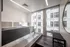 888 at Grand Hope Modern Dog Wash Room with Stainless Steel Pool and Floor-to-Ceiling Windows