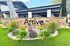 Charming entrance of Arrive Westlake Village with vibrant landscaping and elegant stone accents.