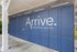 Modern blue parcel locker at Arrive Odenton South, offering convenient package storage.