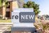 Chic ReNew North Park signage with modern design, set against a backdrop of lush greenery and urban surroundings.