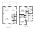 2 BR x 2.5 BA Townhome with Washer/Dryer - A Floorplan