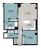 C | 2-Bedroom Floorplan
