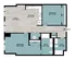 C1 | 2-Bedroom Floorplan