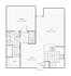 Isles | 1-Bedroom Floorplan