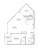 1x1e | 1-Bedroom Floorplan