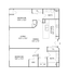 2 BR x 2 BA - A - Income-Restricted (50) | 2-Bedroom Floorplan