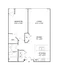 1x1a S42 | 1-Bedroom Floorplan