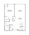 1x1a S8 | 1-Bedroom Floorplan