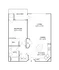 1x1c S42 | 1-Bedroom Floorplan
