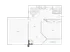 1 BR x 1 BA - A2 (Affordable 50) Floorplan