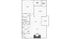 1 BR x 1 BA with W/D - F Floorplan