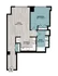 A | 1-Bedroom Floorplan