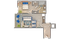 Junior A7 | 1-Bedroom Floorplan