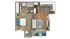 arrive santa clarita chestnut 1 bedroom 3d floorplan