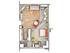 Arrive First HIll | One Bed