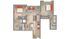 Plan B2 2-Bedroom Floorplan