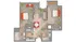 Plan B3 2-Bedroom Floorplan