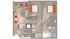 Plan B6 2-Bedroom Floorplan