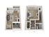 1 Bed/1.5 Bath Townhome