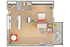 A2 | 1-Bedroom Floorplan