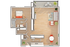 A4 | 1-Bedroom Floorplan