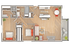 B1 | 2-Bedroom Floorplan