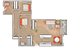 B11 | 2-Bedroom Floorplan
