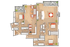 PH3 | 3-Bedroom Floorplan