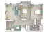 Birchwood | 2-Bedroom Floorplan