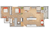 A9 | 1-Bedroom Floorplan