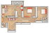 B7 | 2-Bedroom Floorplan