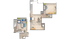 Junior S4 | 1-Bedroom Floorplan