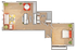 West - A5 | 1-Bedroom Floorplan