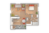 Mesa | 1-Bedroom Floorplan