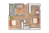 Marina | 2-Bedroom Floorplan