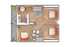 Acadia | 3-Bedroom Floorplan