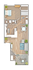 Spruce | 1-Bedroom Floorplan