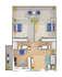 Maplecrest | 2-Bedroom Floorplan