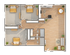 Terrace | 3-Bedroom Floorplan
