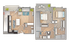 TH2 | 2-Bedroom Townhome Floorplan