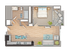 A1 | 1-Bedroom Floorplan