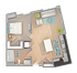 A3 | 1-Bedroom Floorplan