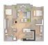 B10 | 2-Bedroom Floorplan