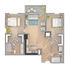 B2 | 2-Bedroom Floorplan