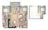 B6 Loft | 2-Bedroom Floorplan