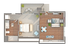 Sycamore | 1-Bedroom Floorplan